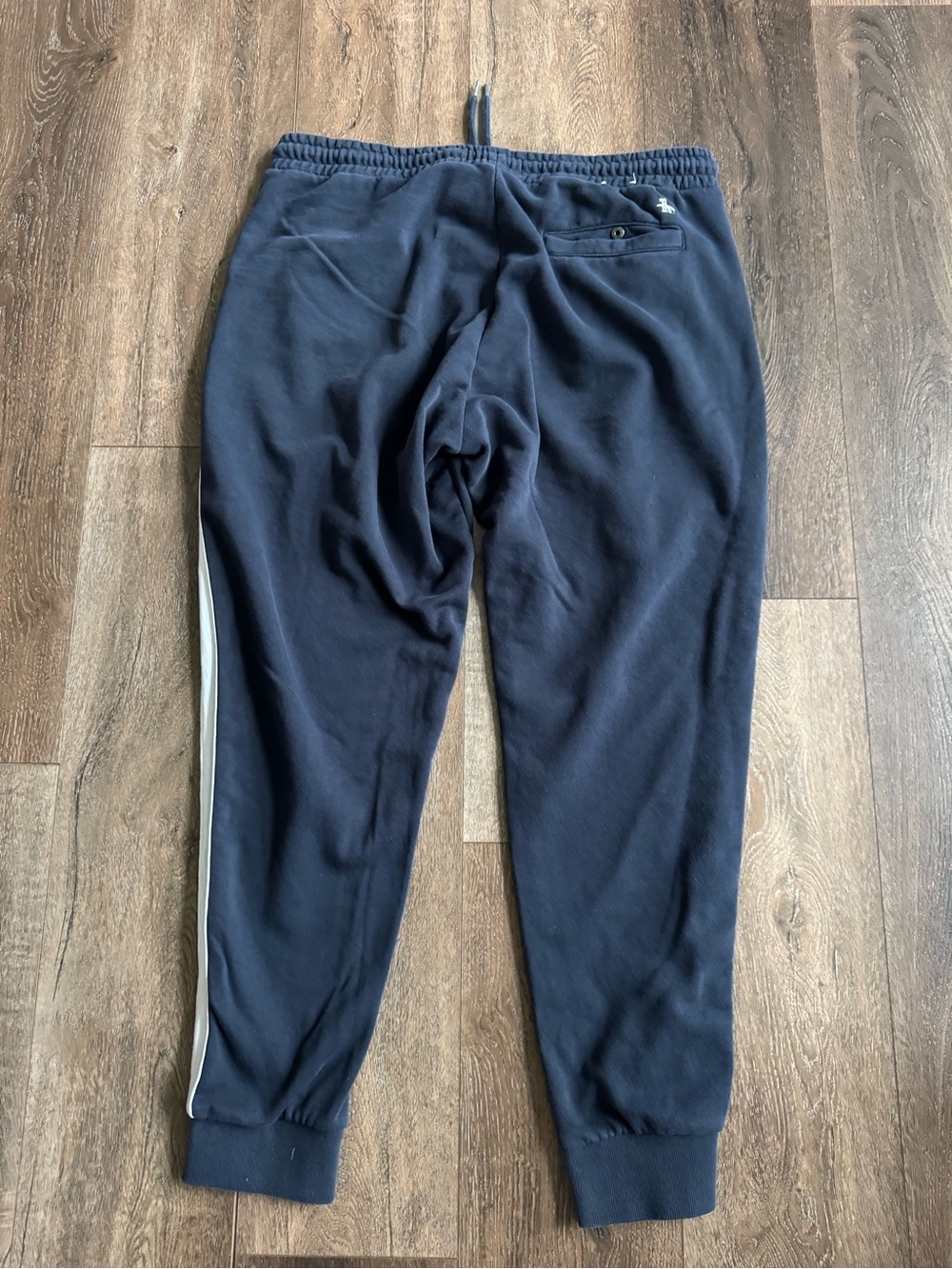 Original Penguin Black Joggers with White Side Panels Men’s Size Large - Picture 6 of 10